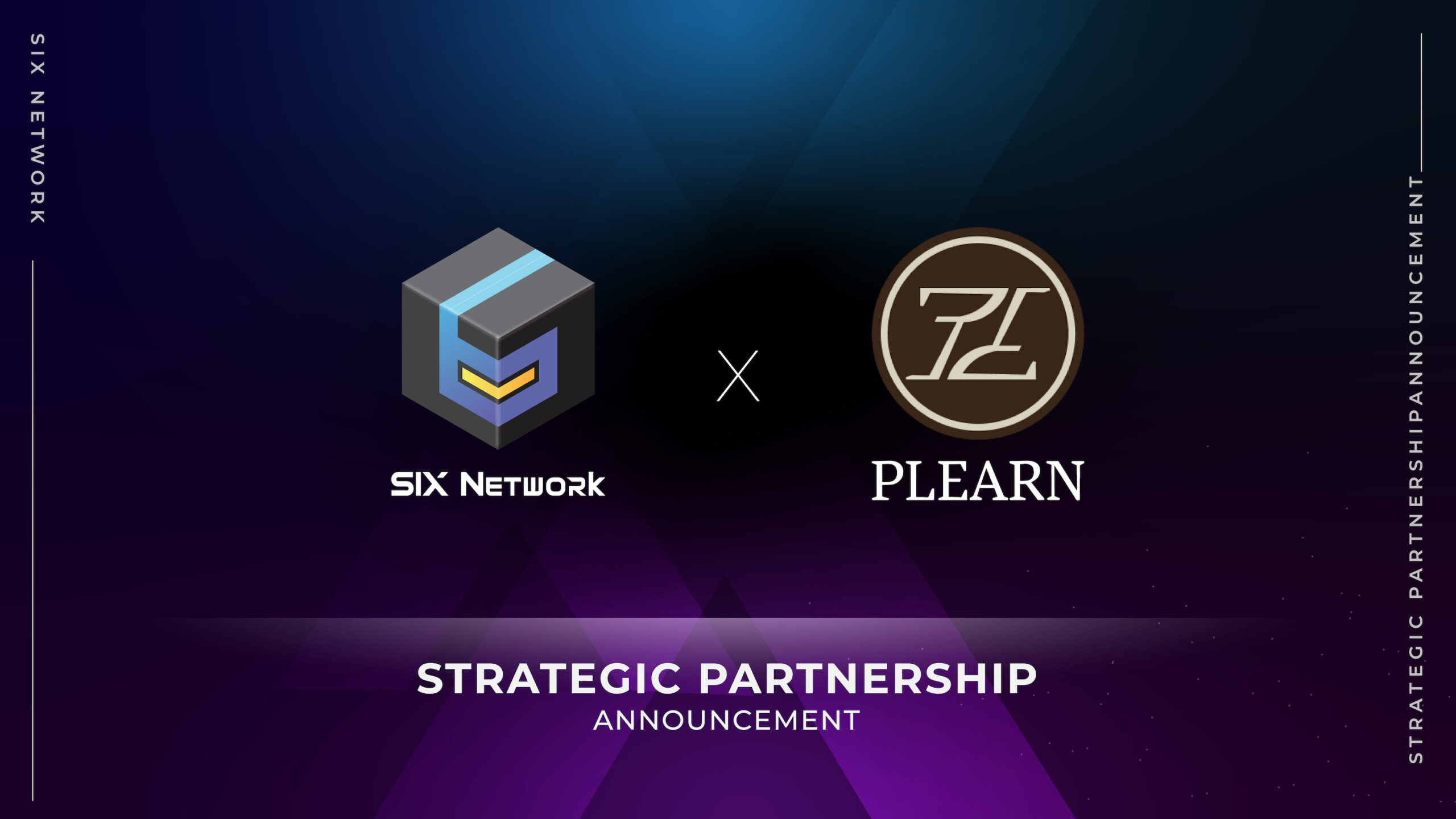 SIX Network ประกาศความร่วมมือเชิงกลยุทธ์กับ PLEARN: ขยายขอบเขตประสบการณ์สุดพิเศษของ PLEARN สู่ SIX Protocol