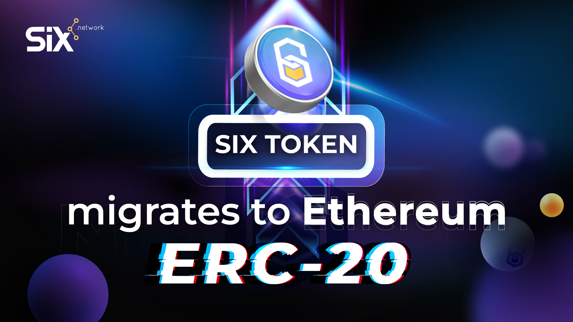 SIX Token จะทำการย้ายเครือข่ายไปอยู่บน Ethereum (ERC-20)