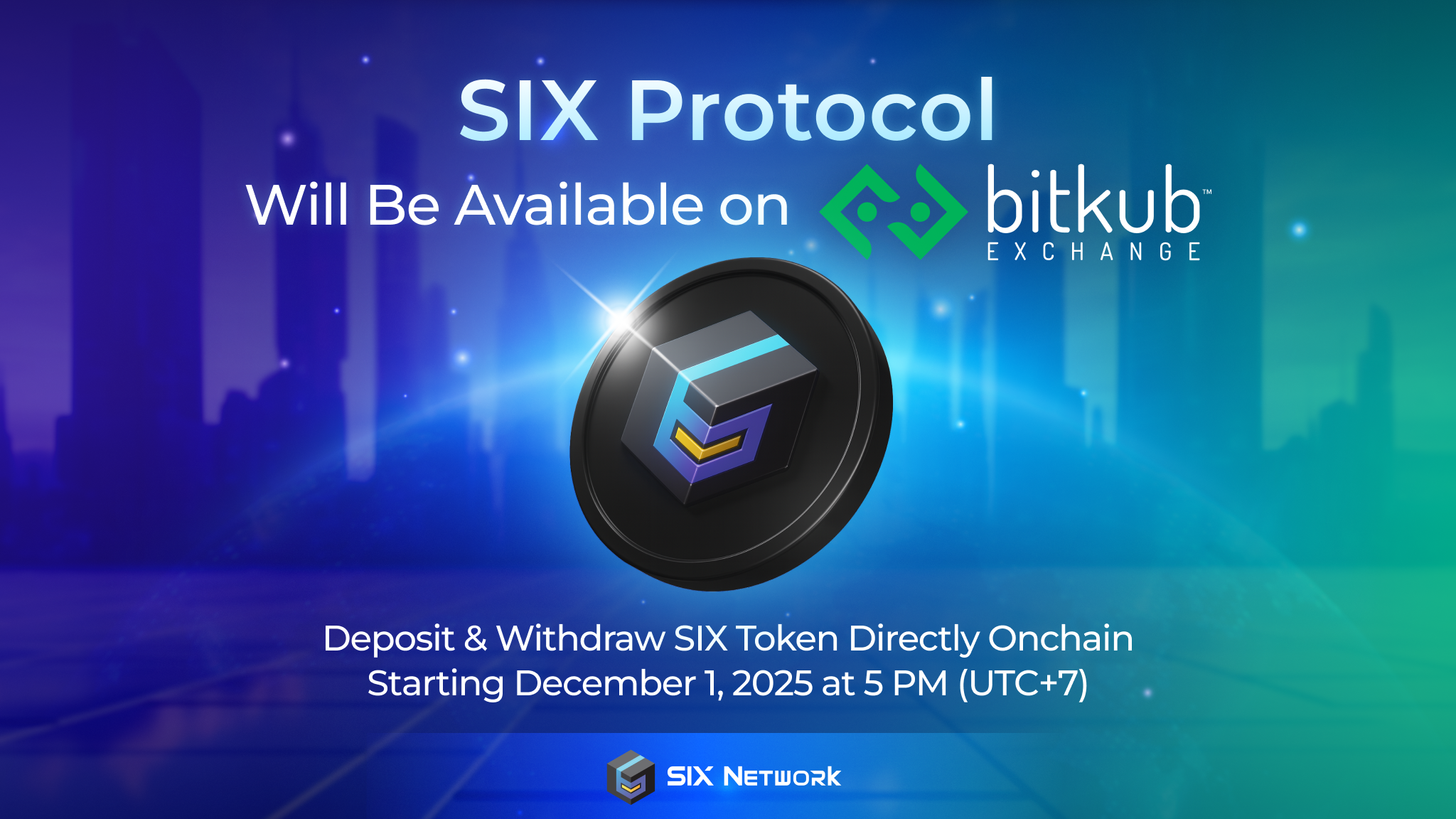 SIX Protocol รองรับการใช้งานบน Bitkub Exchange อย่างเป็นทางการ